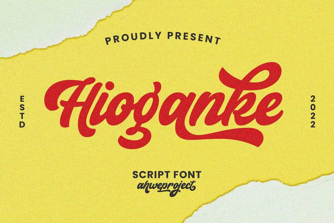 Hioganke Font Image 1
