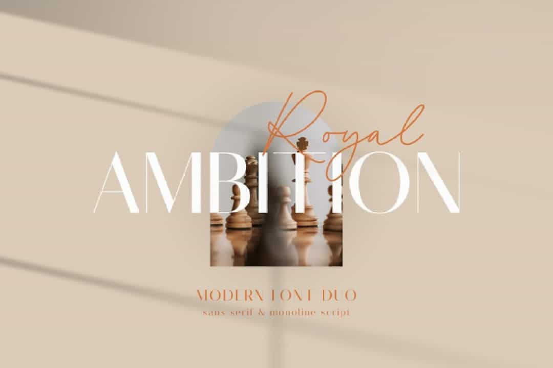 Royal Ambition Font Duo Image 1