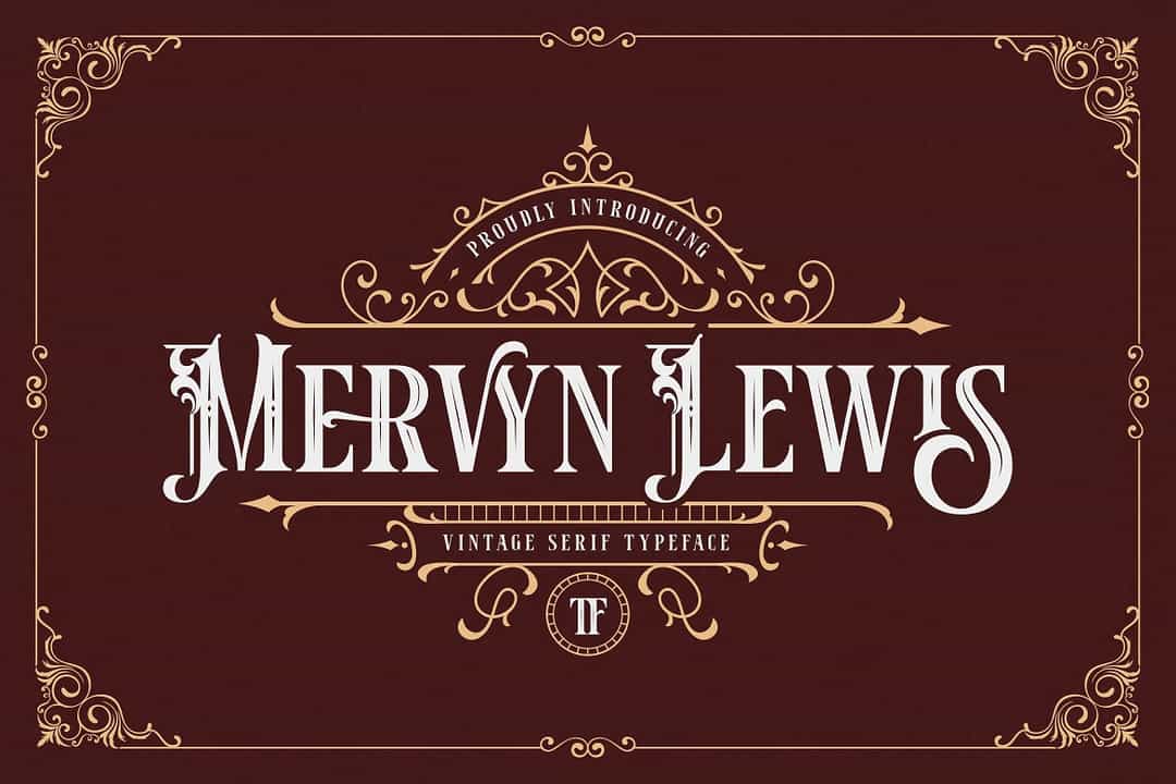 Mervyn Lewis Font Image 1