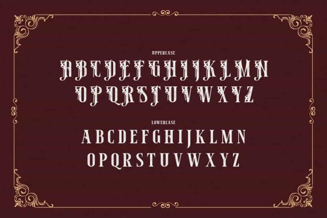 Mervyn Lewis Font Image 2