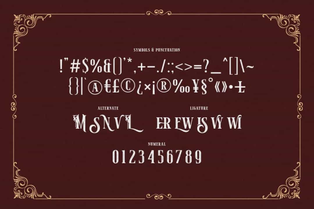 Mervyn Lewis Font Image 3