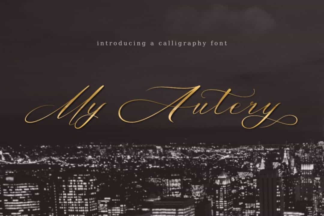 My Autery Font Image 1