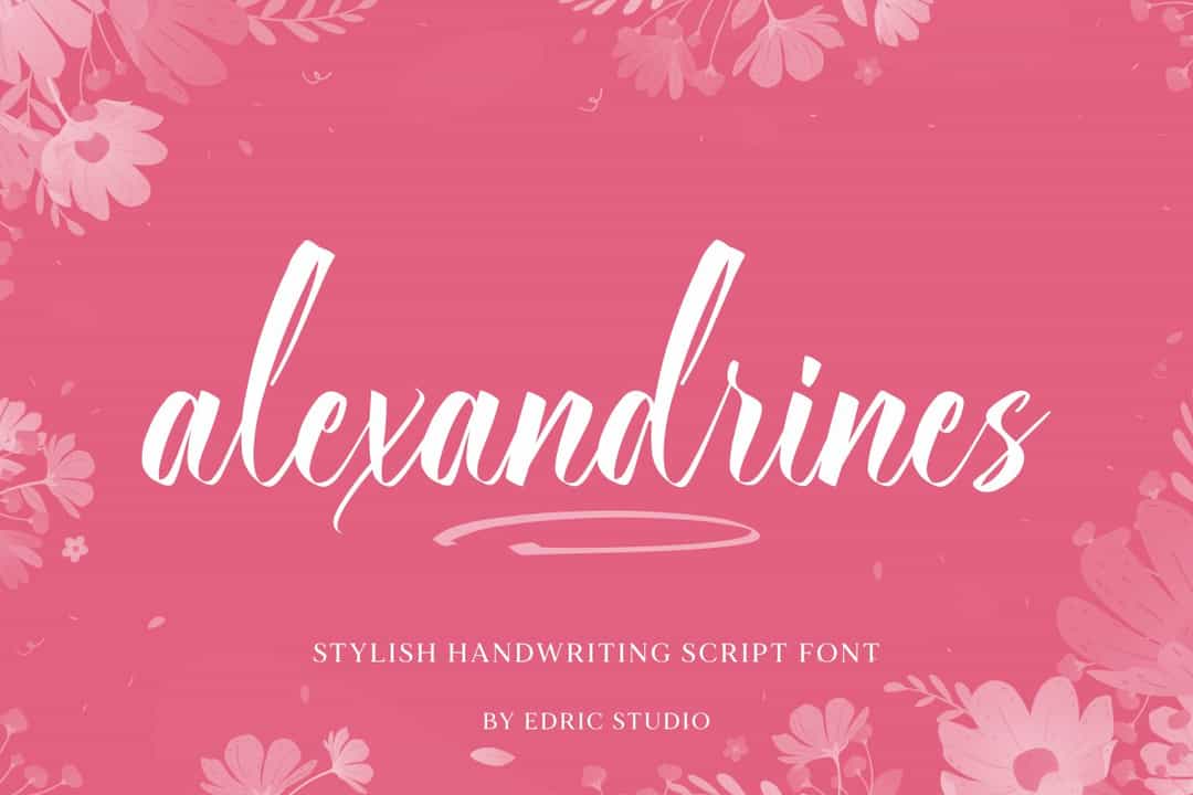 Alexandrines Font Image 1