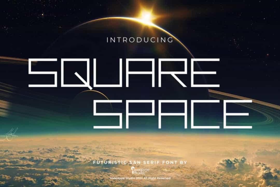 Square Space Font Image 1