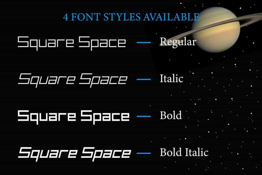 Square Space Font Image 2