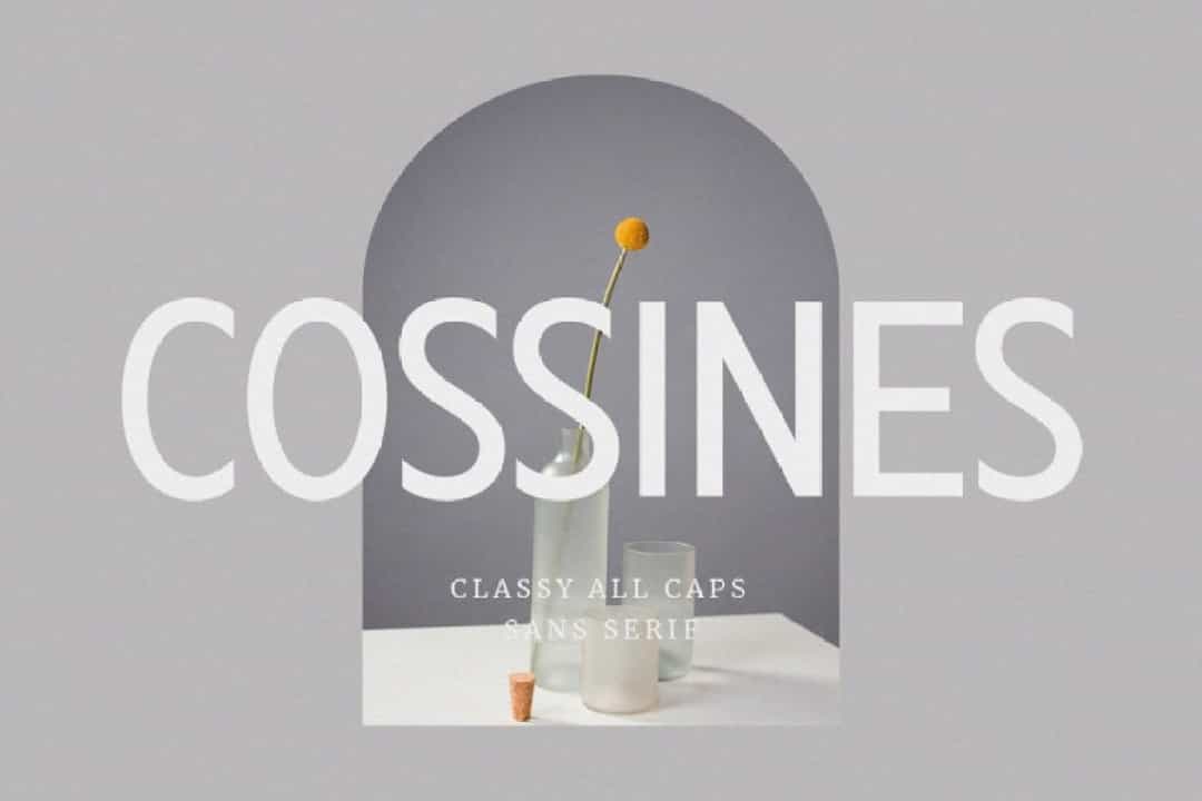 Cossines Font Image 1