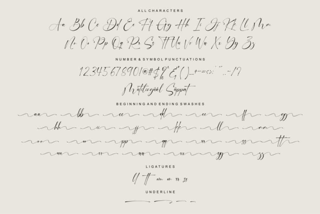 Handcaster Font Image 3