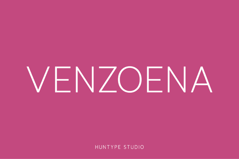 Venzoena Font Image 1