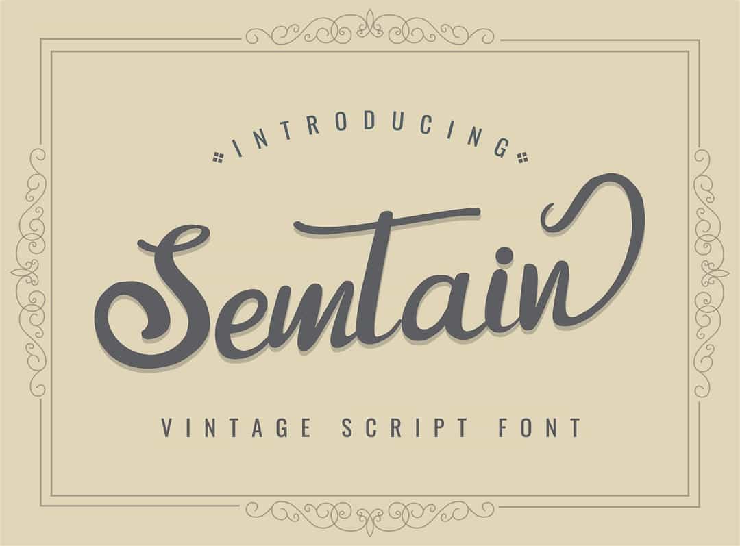 Semtain Font Image 1