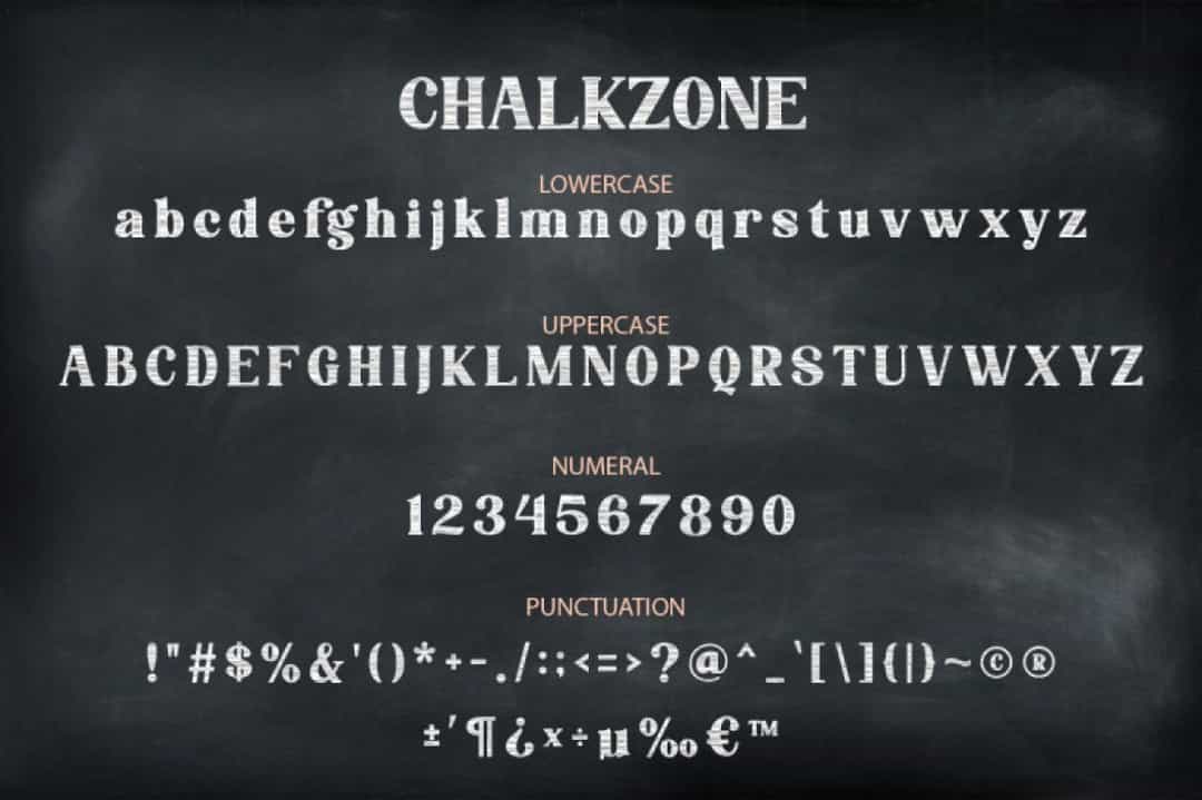 Chalkzone Font Image 3