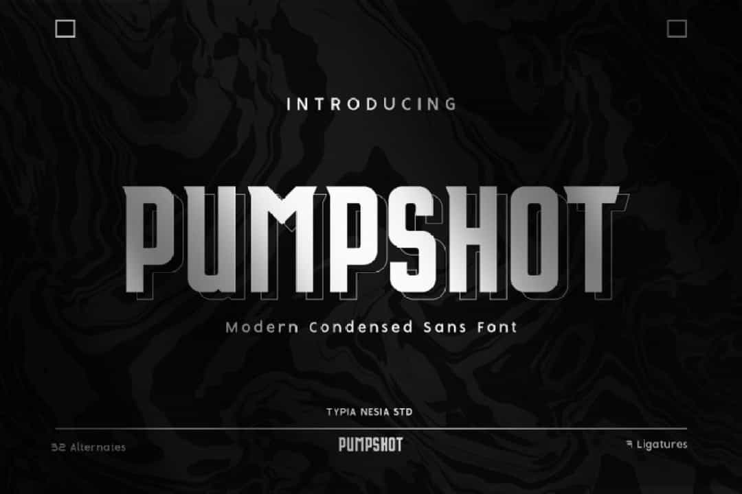 Pumpshot Font Image 1