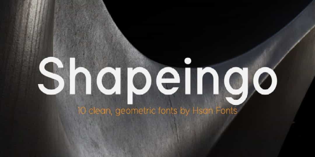 Shapeingo Font Image 1