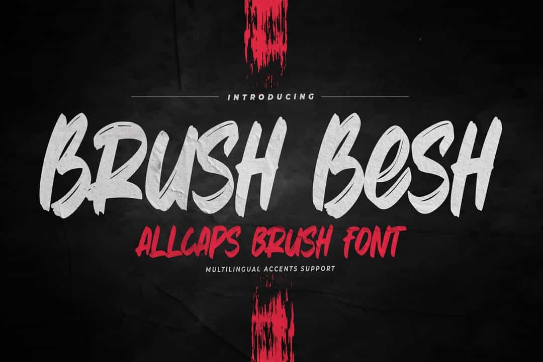 Brush Besh Font Image 1