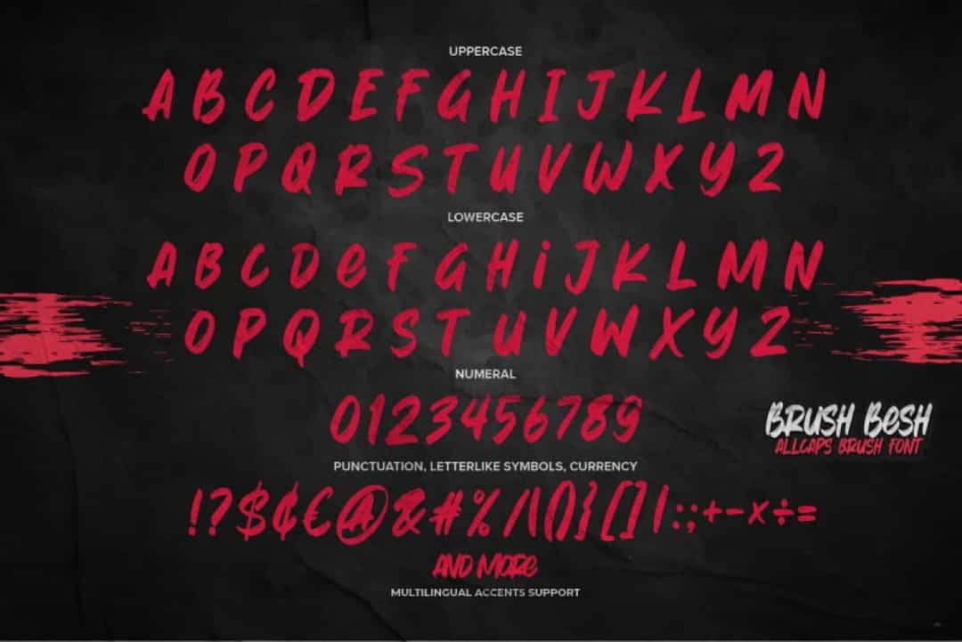 Brush Besh Font Image 3