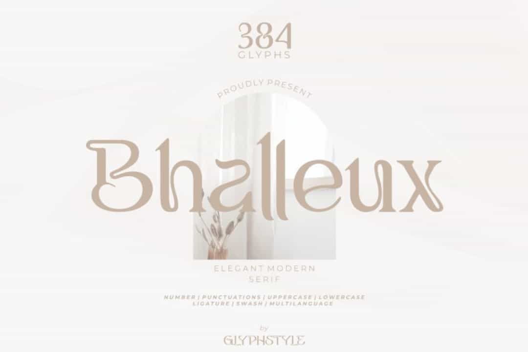 Bhalleux Font Image 1