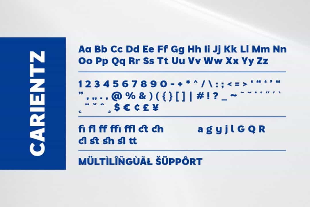 Carientz Font Image 3