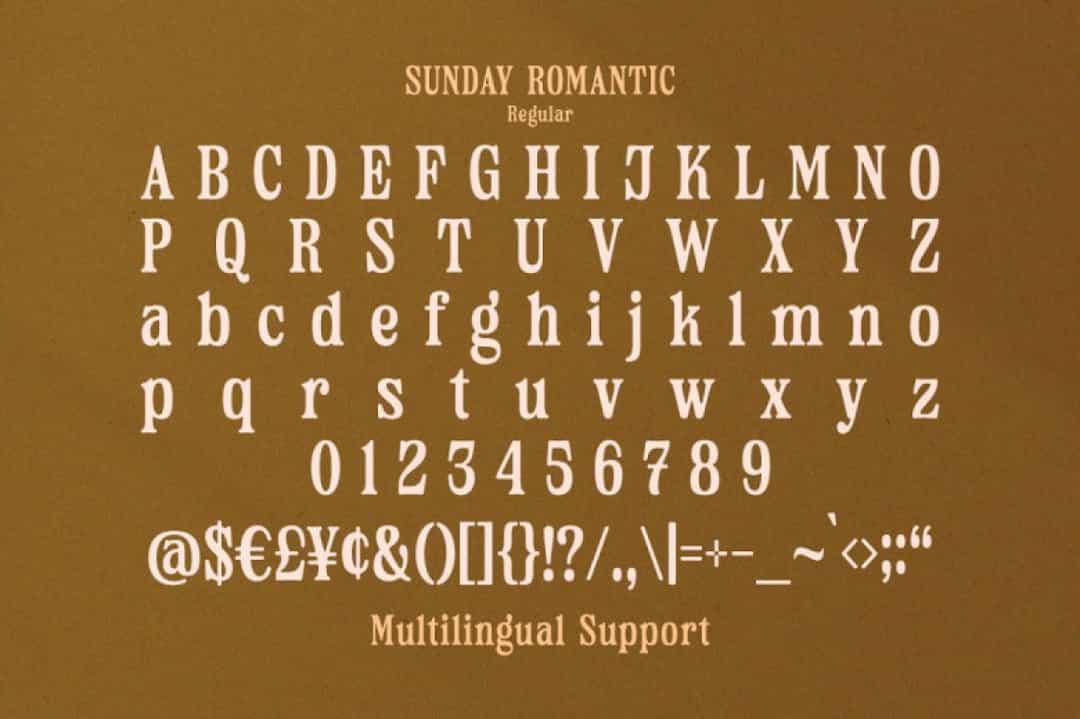 Sunday Romantic Font Image 3