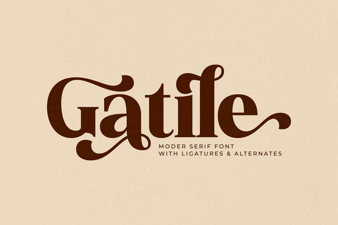Gatile Font Image 1