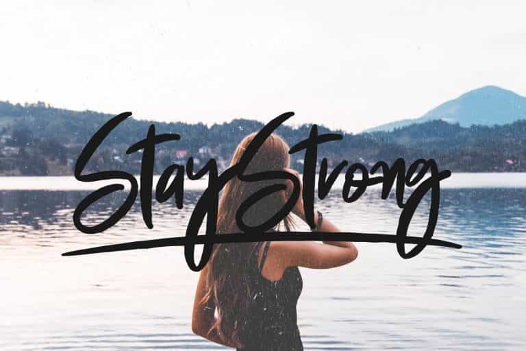 Blank City Brush Font Image 3