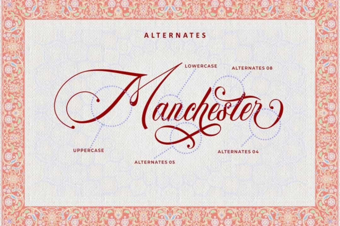 Glamorous Carpet Font Image 2