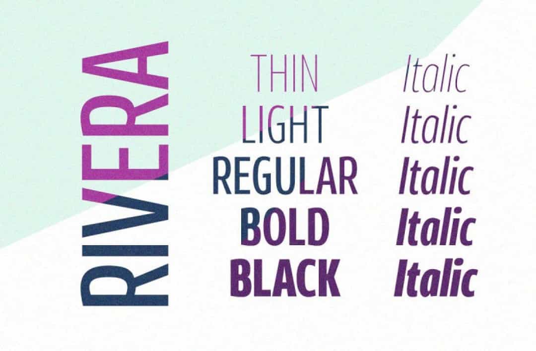 Rivera Font Image 2