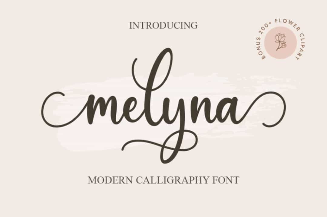 Melyna Font Image 1