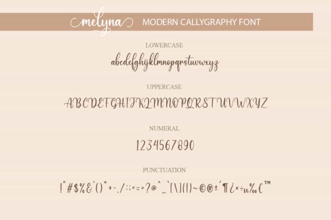 Melyna Font Image 3