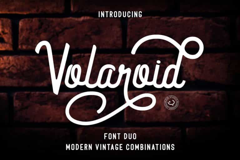 Volaroid Font Duo Image 1