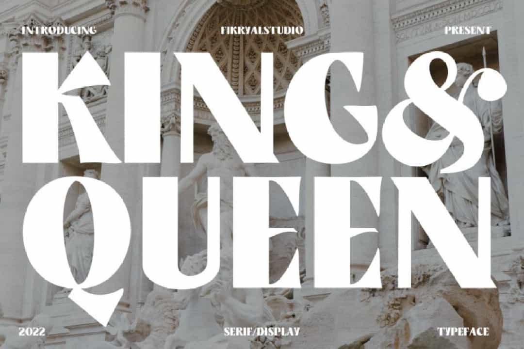 King & Queen Font Image 1