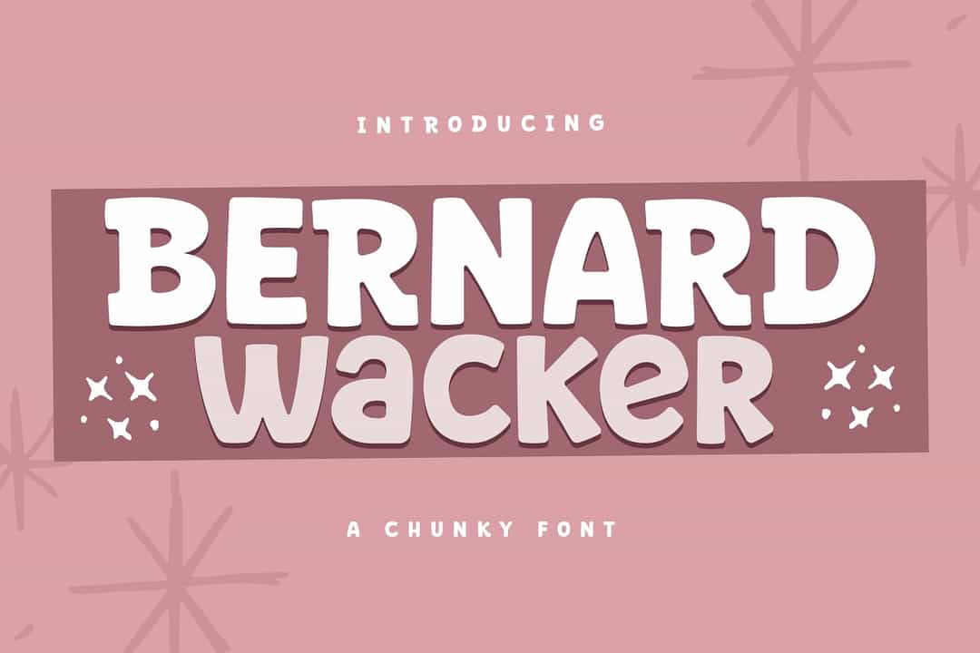 Bernard Wacker Font Image 1