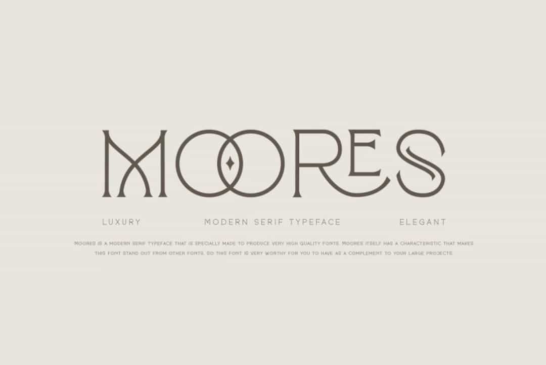 Moores Font Image 1