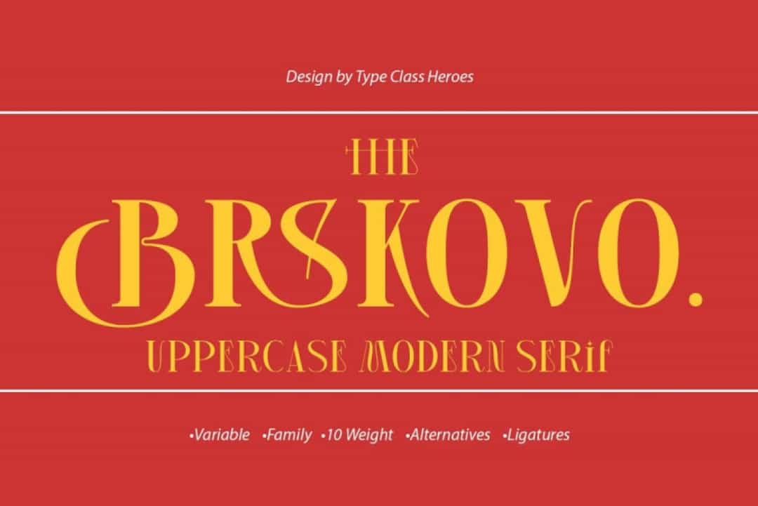 Brskovo Font Image 1