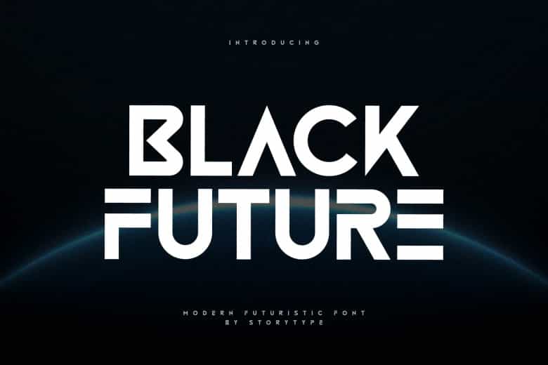 Black Future Font Image 1