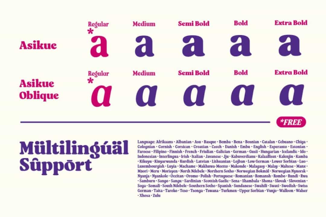 Asikue Font Image 2