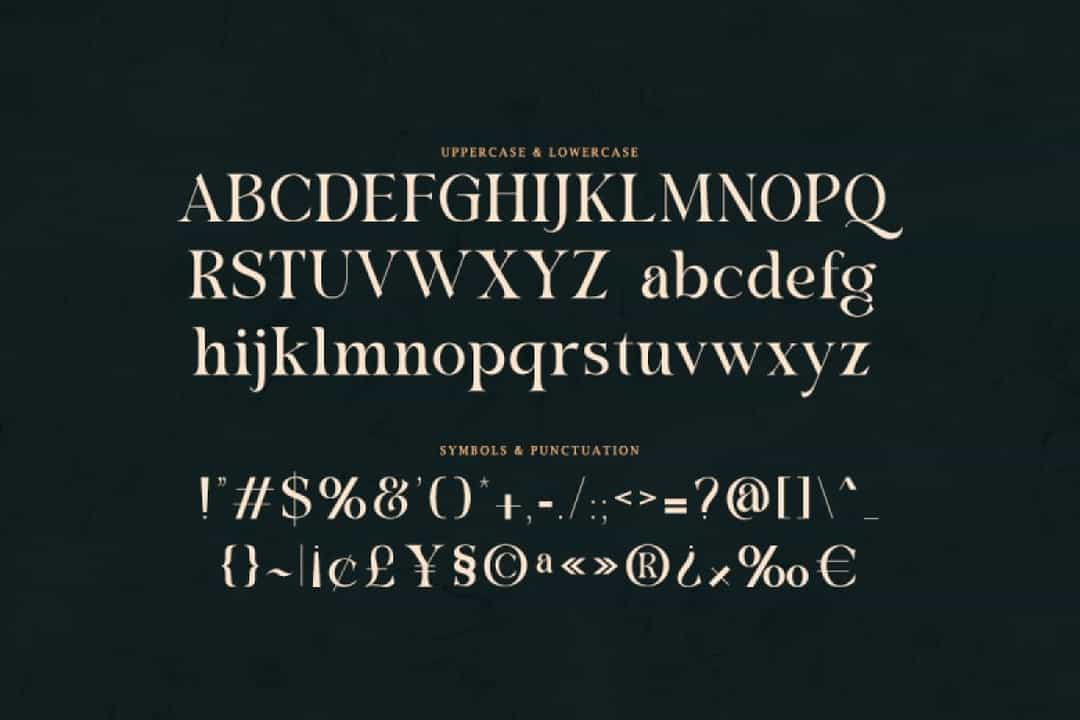 Baguile Font Image 2