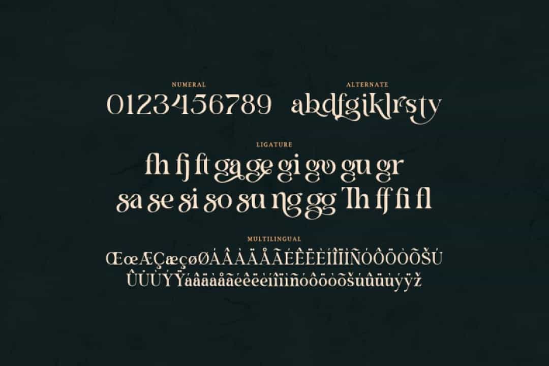 Baguile Font Image 3