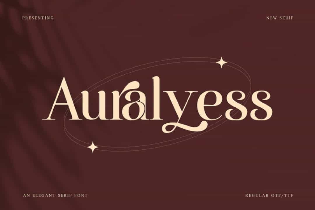 Auralyess Font Image 1