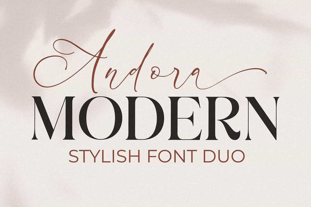 Andora Modern Font Image 1