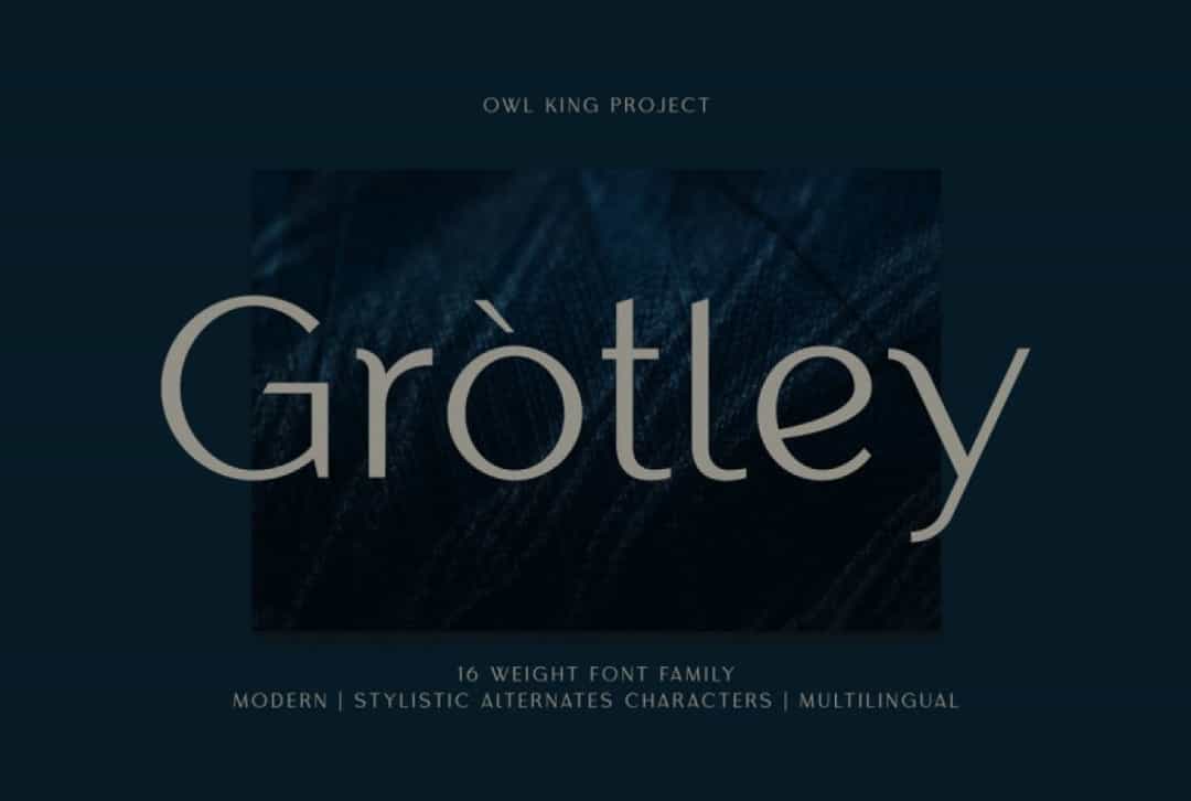 Grotley Font Image 1