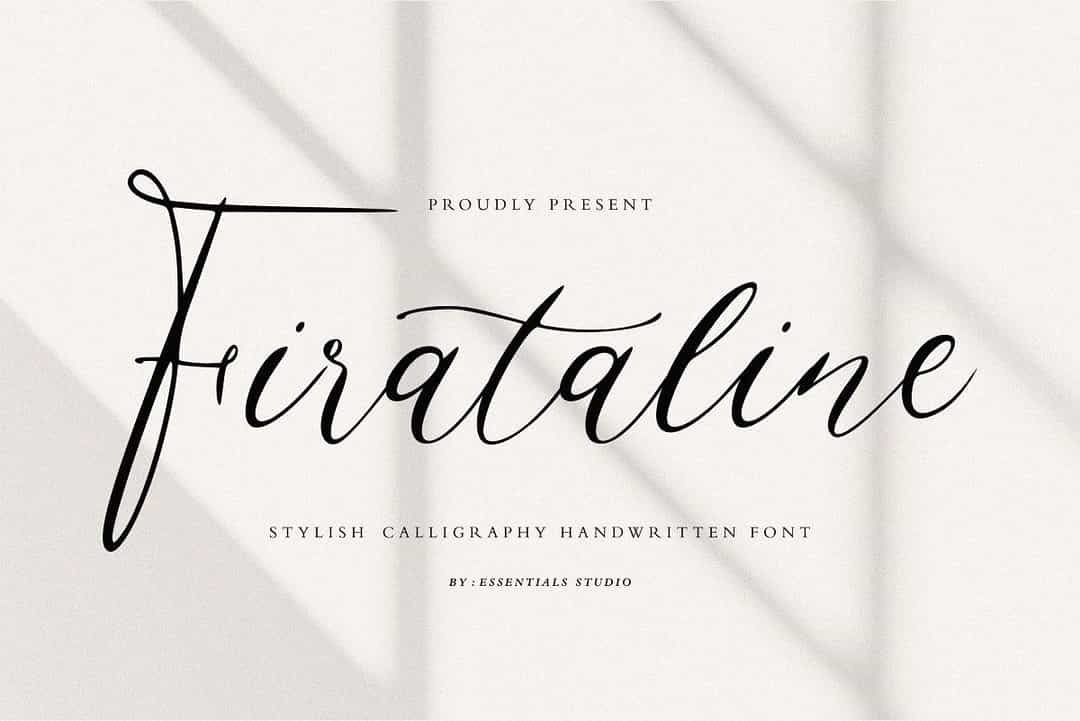 Firataline Font Image 1