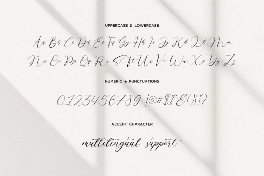 Firataline Font Image 3