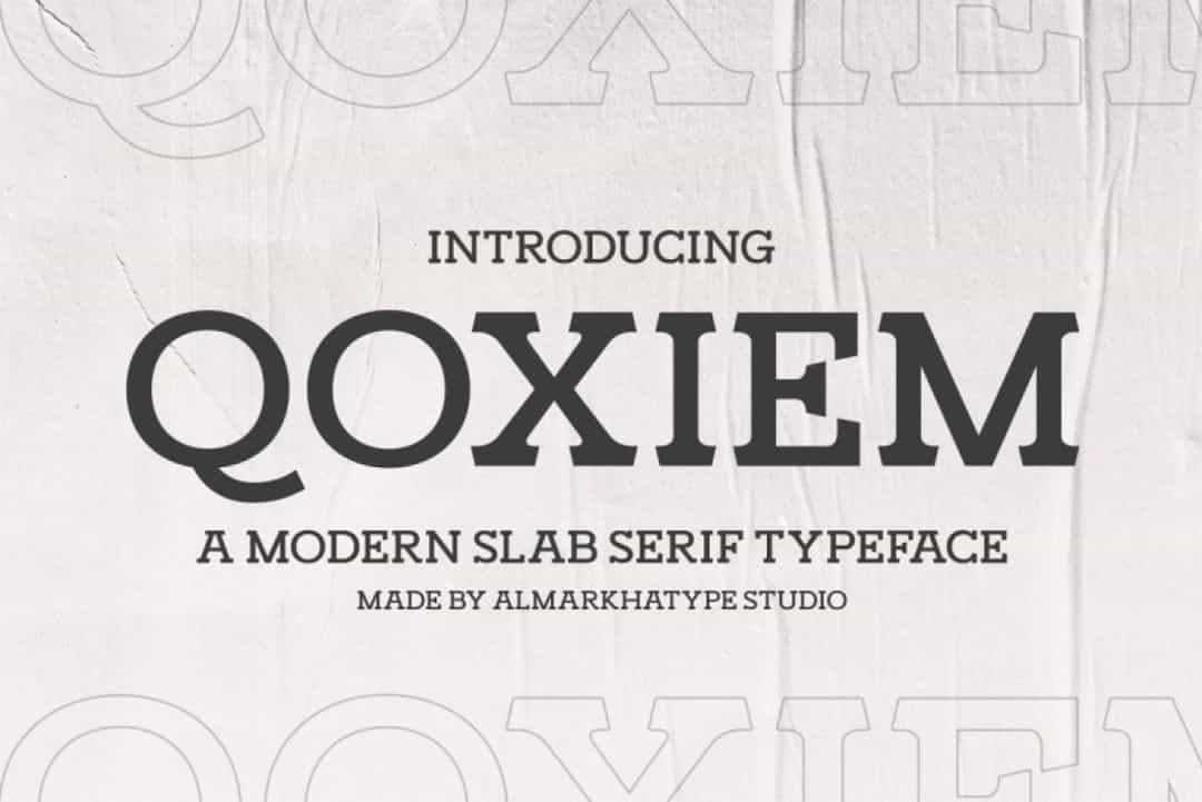 Qoxiem Font Image 1
