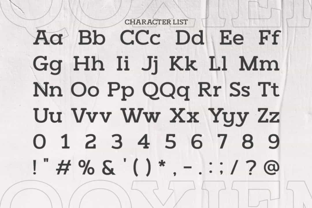 Qoxiem Font Image 3