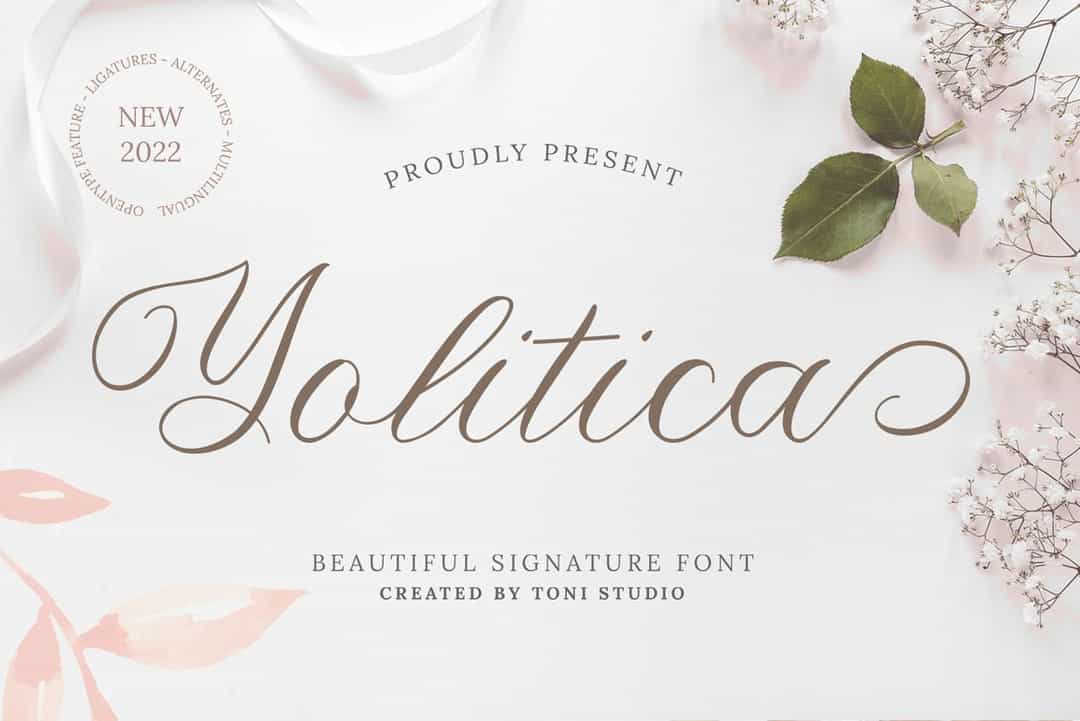 Yolitica Font Image 1