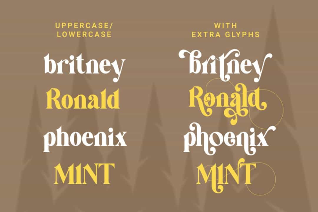 Vanilla Right Font Image 2