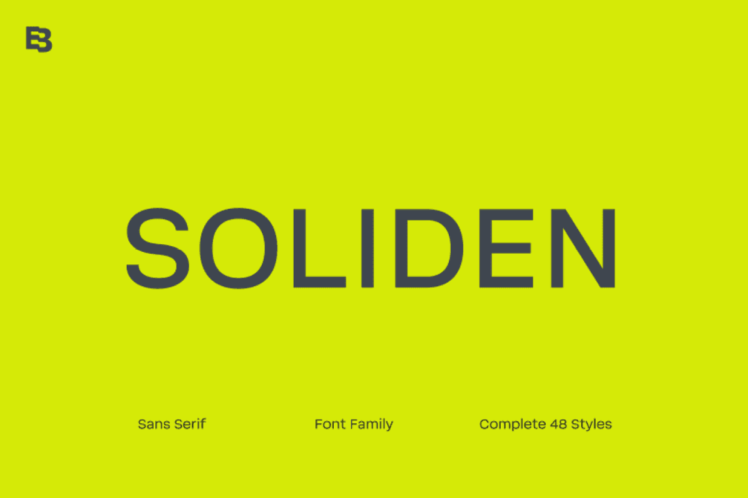 Soliden Font Image 1