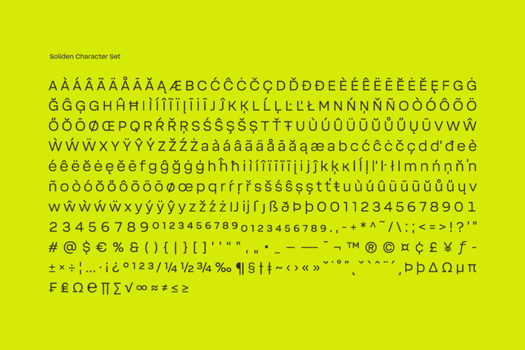 Soliden Font Image 3
