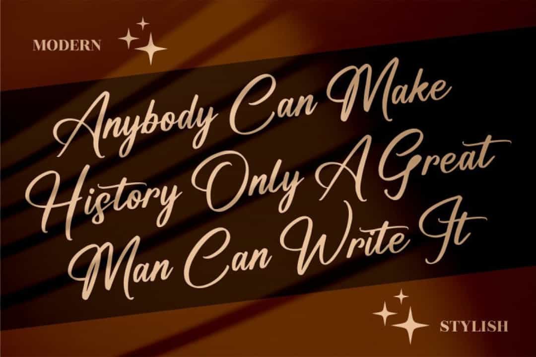 Anthony Hunter Font Image 2