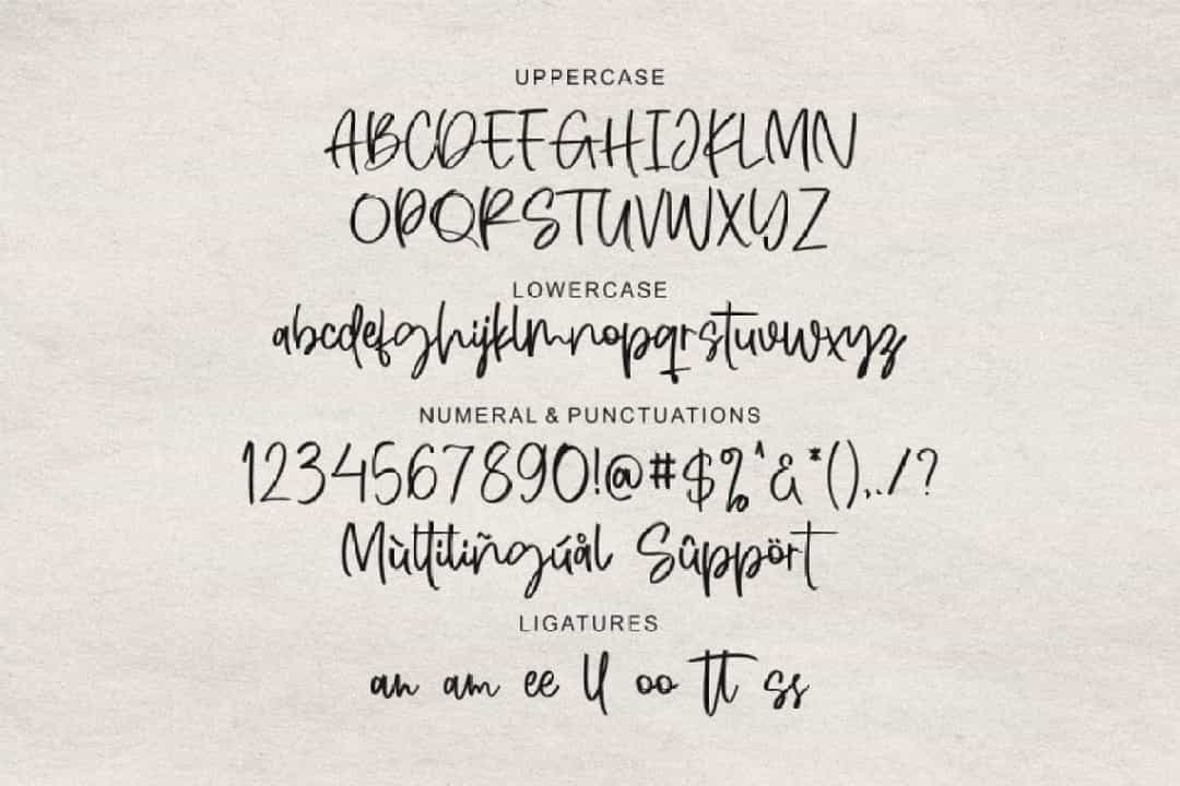 Bespoquet Font Image 3
