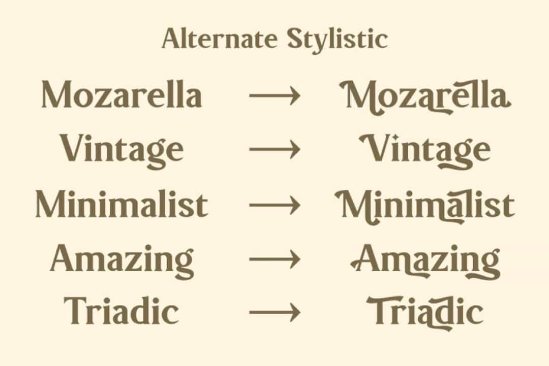 Morgiance Font Image 2